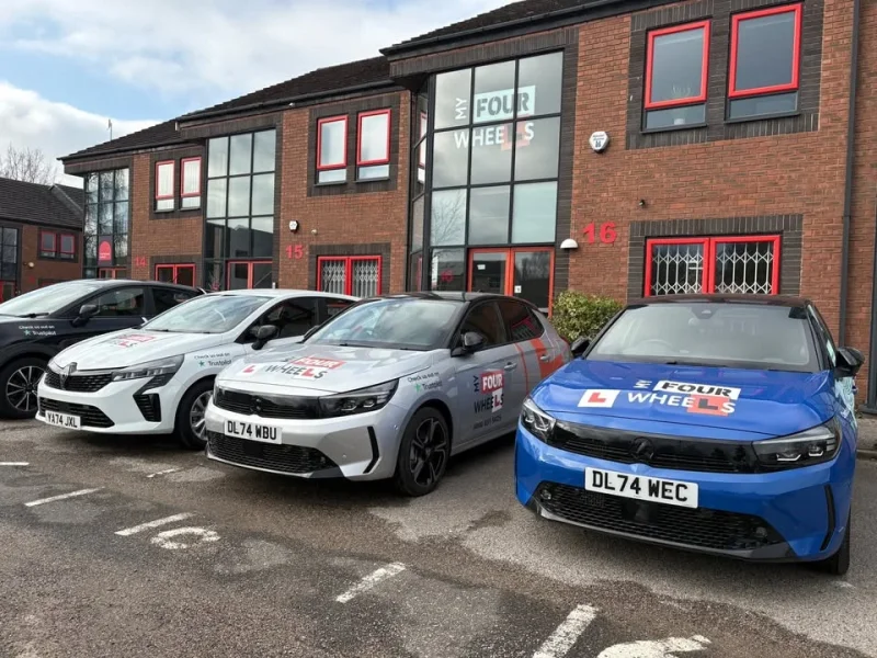 My Four Wheels fleet at headquarters