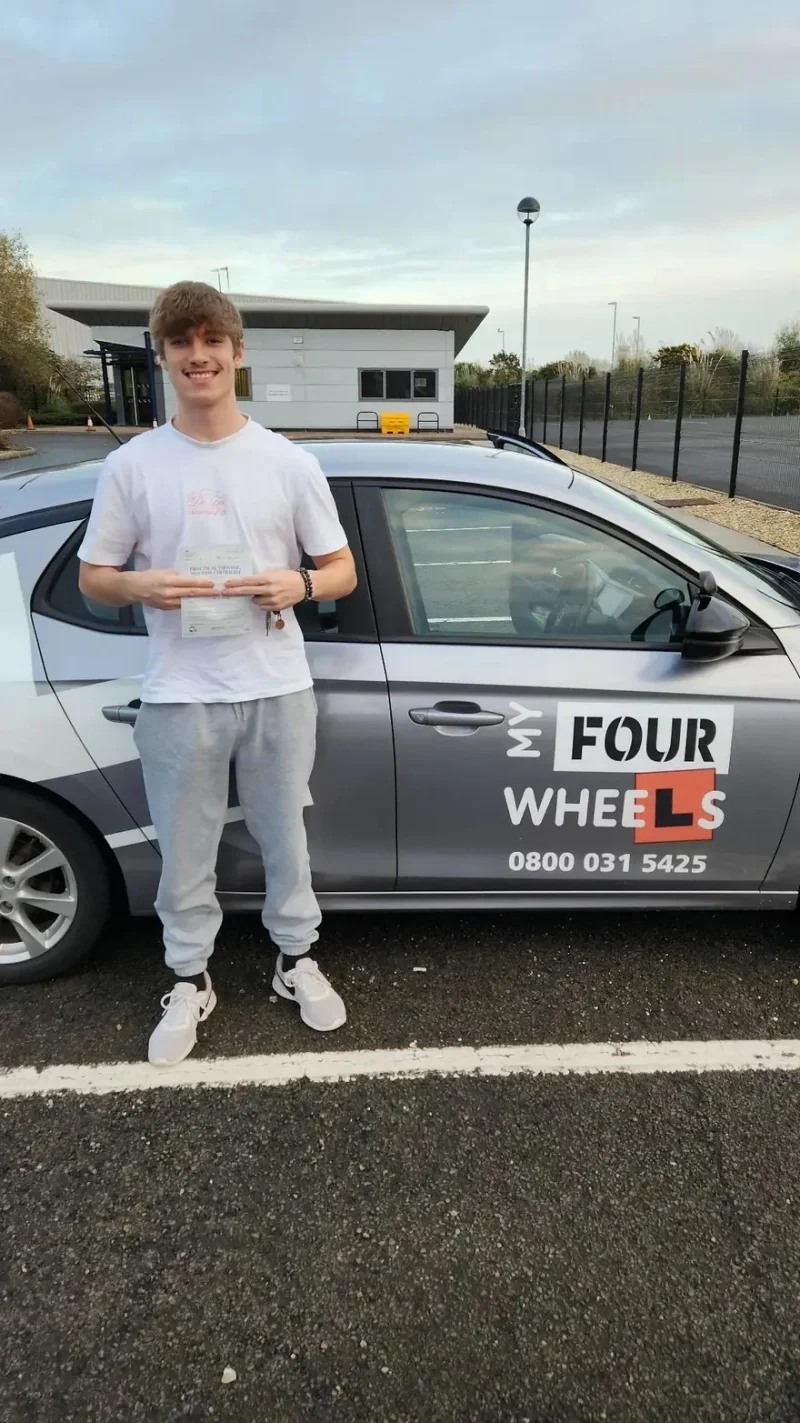 Qualified driving instructor with certificate