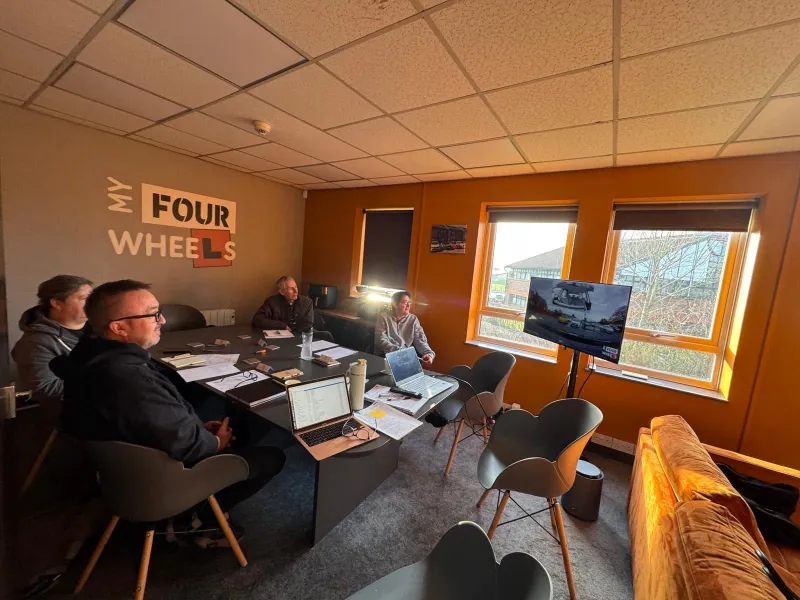 My Four Wheels team working session